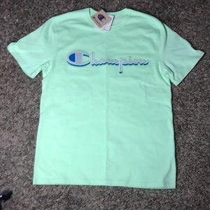 Lime green champion t-shirt
